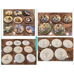 Vintage Collectors Assorted Plates 14pcs Preloved
